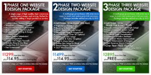 Creative All Media website design packages